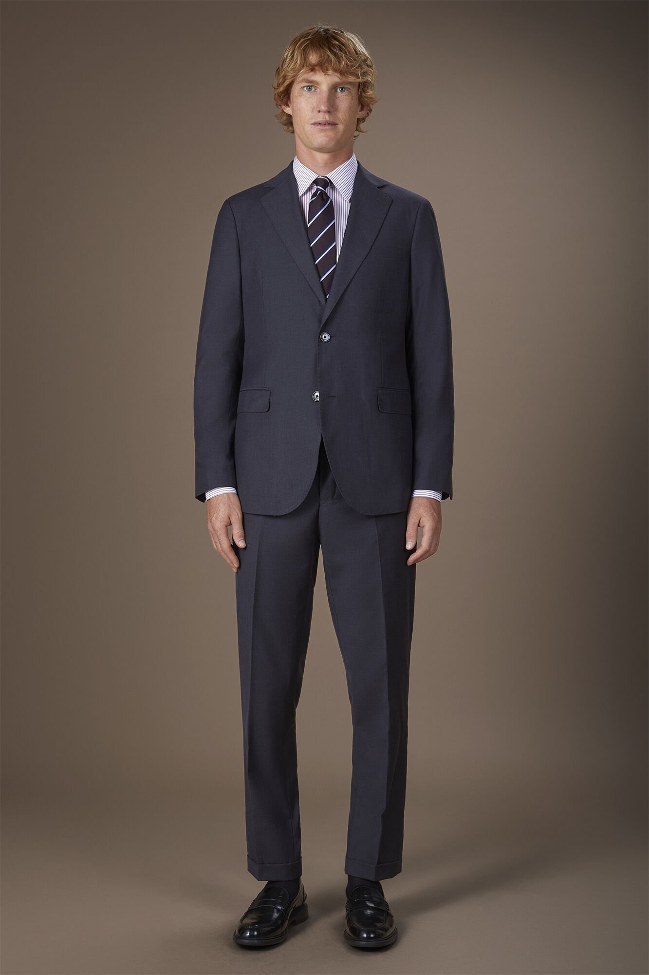 新品　WaltzbyBEAMSDESIGN　スーツ　140cm Double Lapel Grey Pinstripe Blazer - Waldorf Zurich
